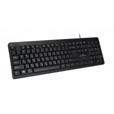 Πληκτρολόγιο ενσύρματο μαύρο POWERTECH Computer Keyboard multimedia with wire black